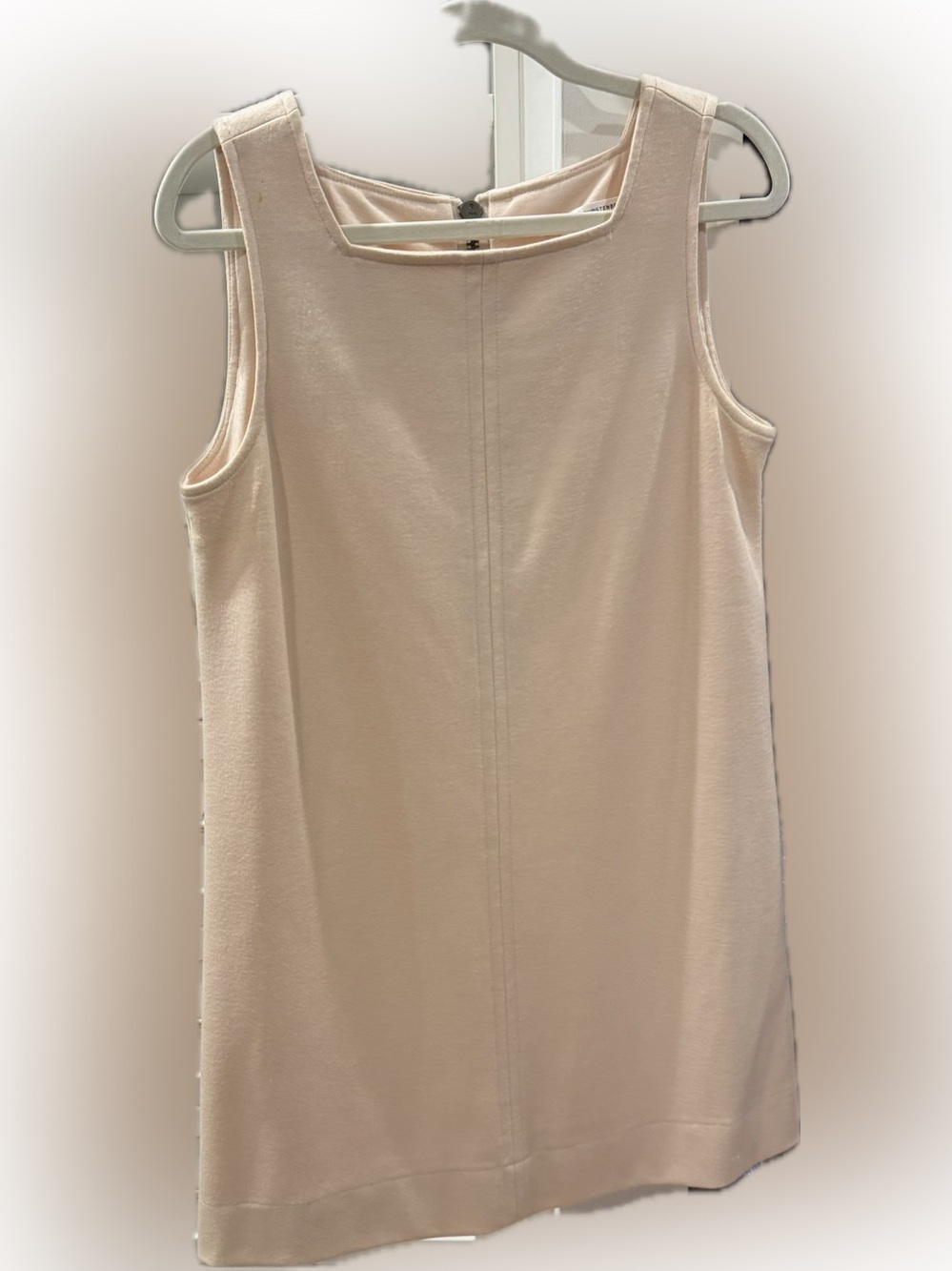 Diane Von Furstenberg Cream Sleeveless Shift Tank